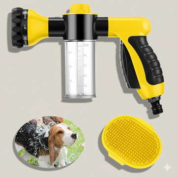 Pet Bath Brush with Water Sprayer