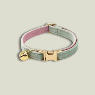 Velvet Cat Collar – Personalized ID Bell