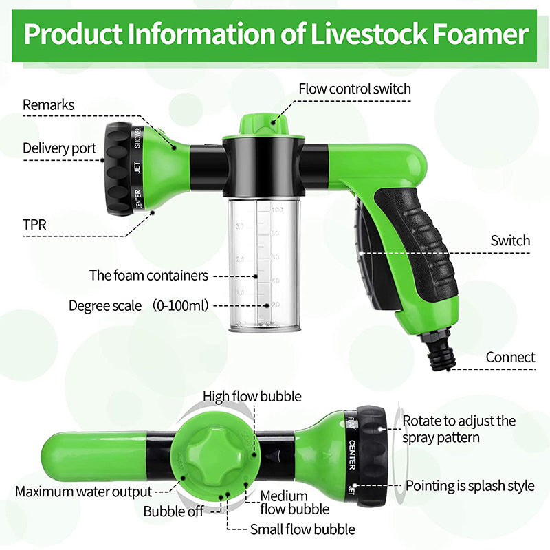 Pet Bath Brush with Water Sprayer