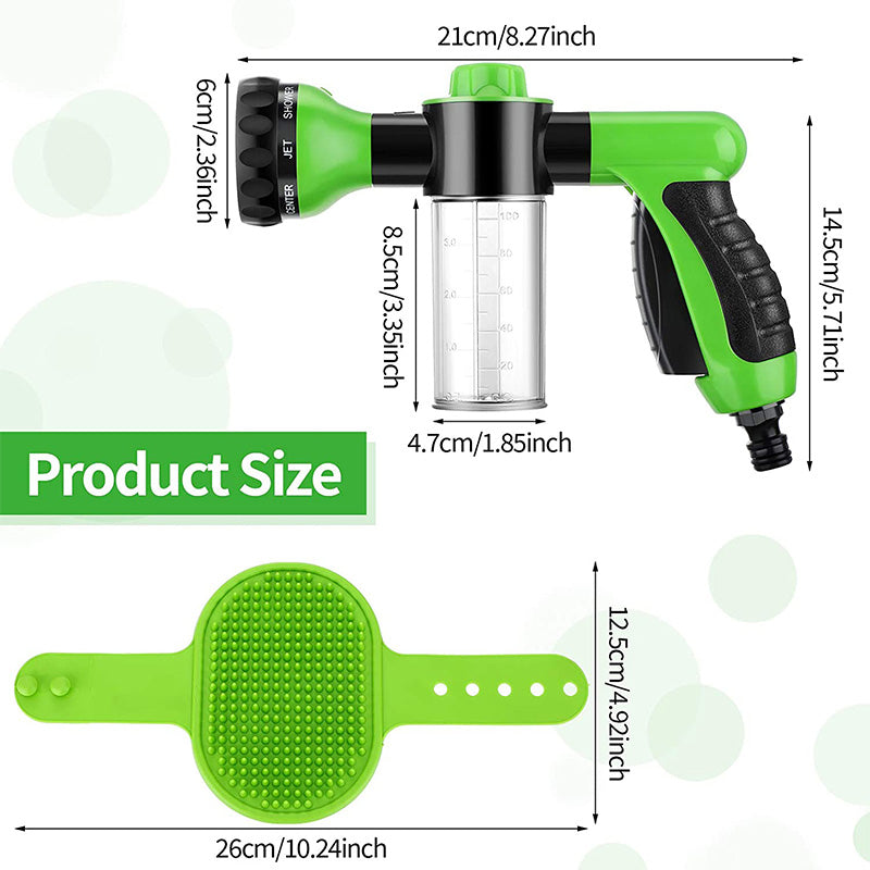 Pet Bath Brush with Water Sprayer