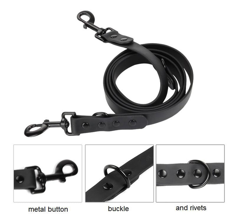 Custom PVC Dog Harness Set – Durable Waterproof Adjustable Leash & Collar for Dogs