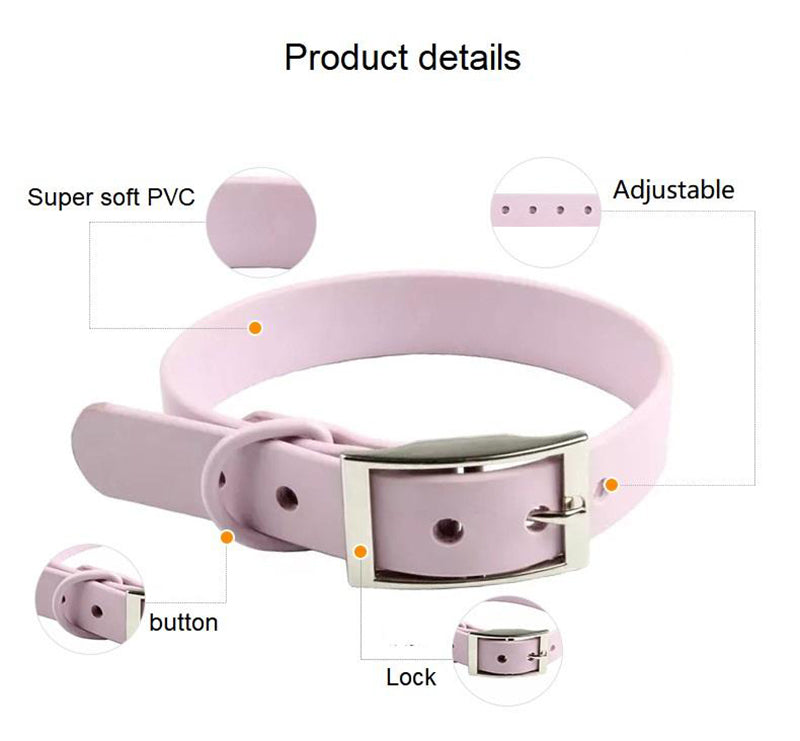 Custom PVC Dog Harness Set – Durable Waterproof Adjustable Leash & Collar for Dogs