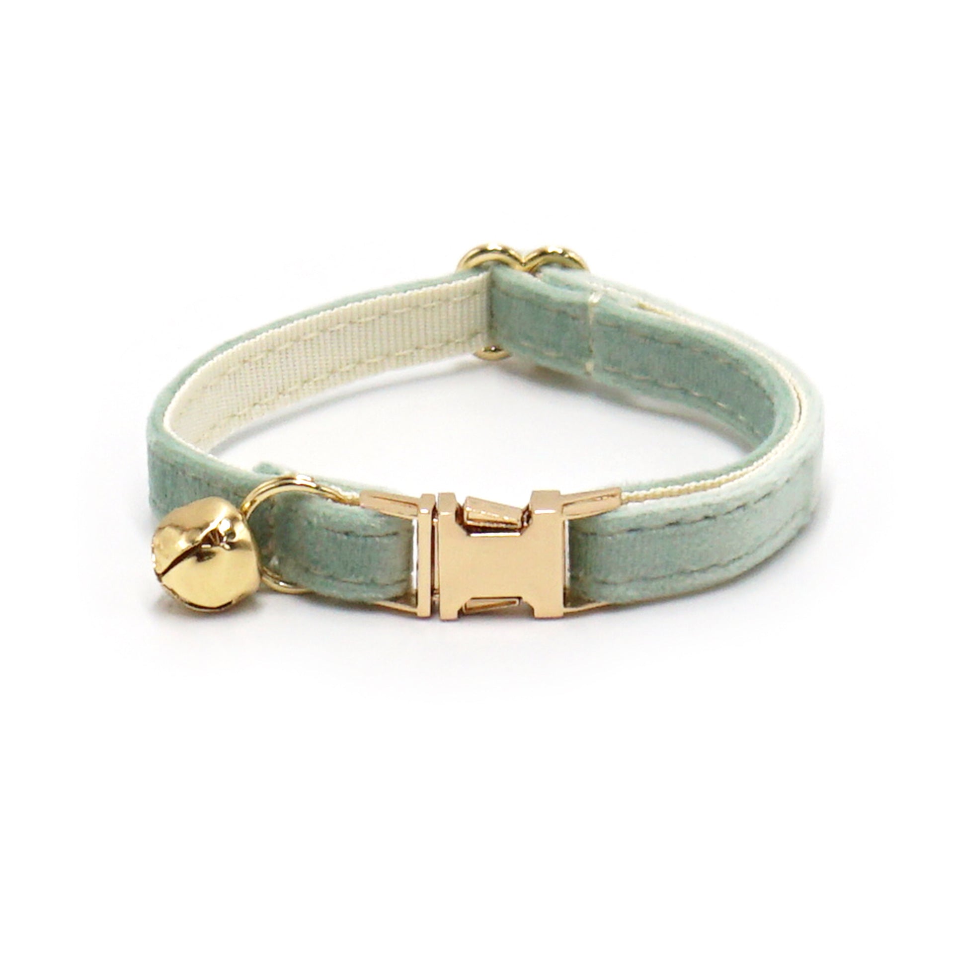 Velvet Cat Collar – Personalized ID Bell