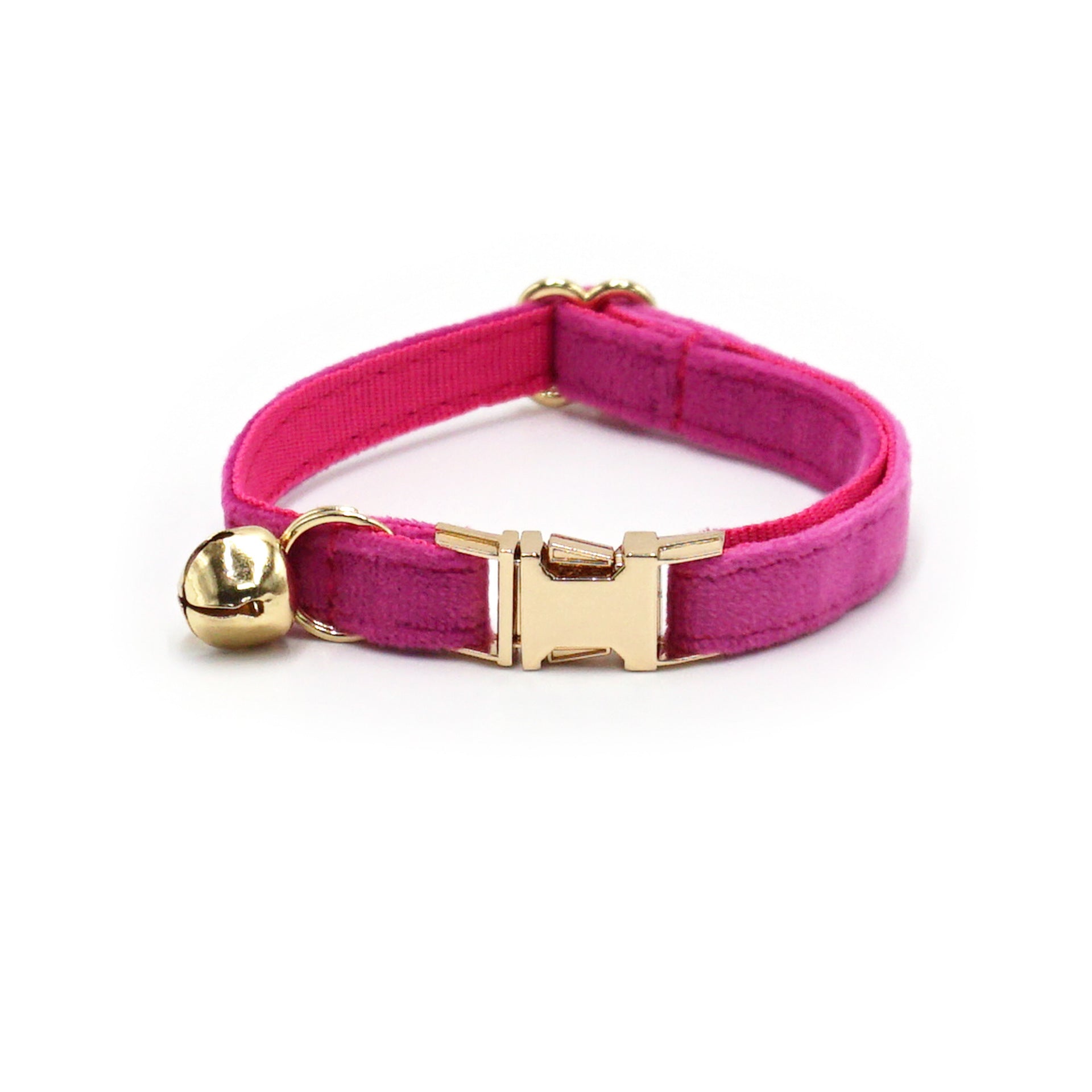 Velvet Cat Collar – Personalized ID Bell