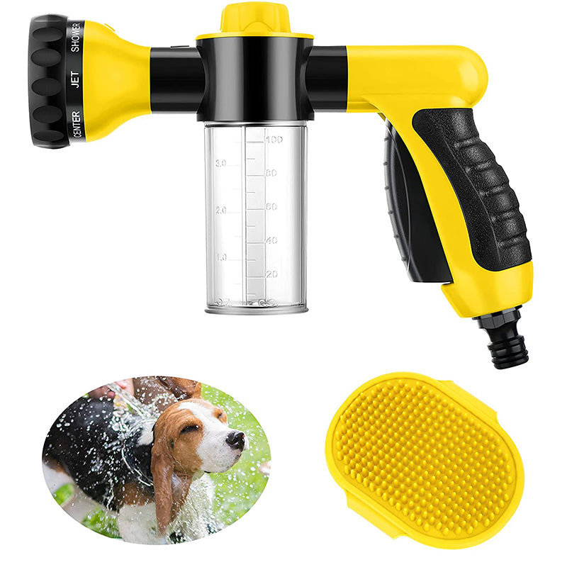 Pet Bath Brush with Water Sprayer